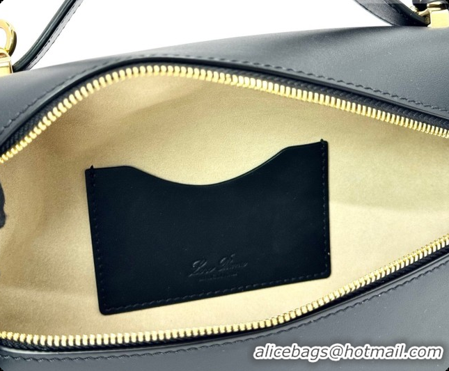 Purchase Loro Piana LP Extra Bag L23 in Smooth Leather Black 2026 FAQ2126