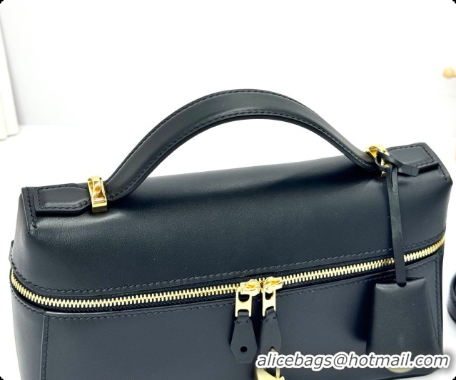 Purchase Loro Piana LP Extra Bag L23 in Smooth Leather Black 2026 FAQ2126