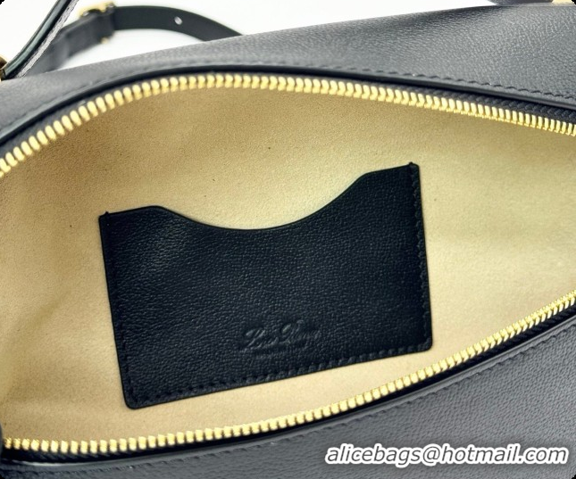 Popular Style Loro Piana LP Extra Bag L23 in Palm-Grained Leather Black 2026 FAQ2126