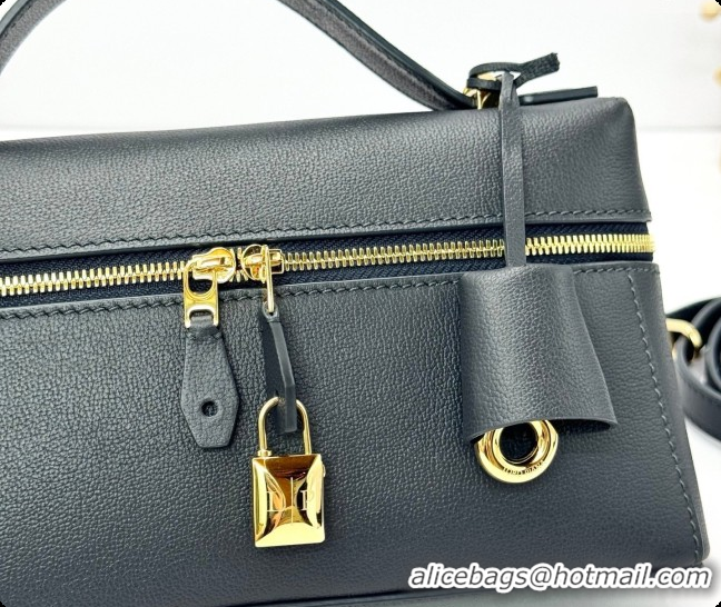 Big Discount Loro Piana LP Extra Bag L23 in Calfskin Leather Dark Royal Blue 2026 FAQ2126