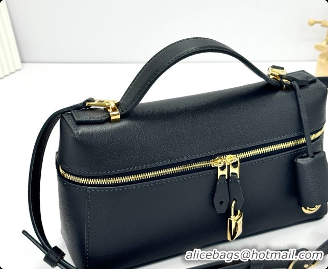 Big Discount Loro Piana LP Extra Bag L23 in Calfskin Leather Dark Royal Blue 2026 FAQ2126