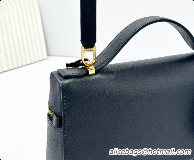 Big Discount Loro Piana LP Extra Bag L23 in Calfskin Leather Dark Royal Blue 2026 FAQ2126