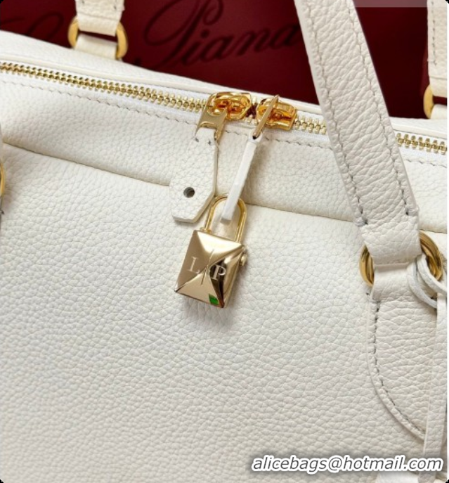 Best Price Loro Piana LP Small Needle bag in Grained Leather Whisper White 2026 0408077