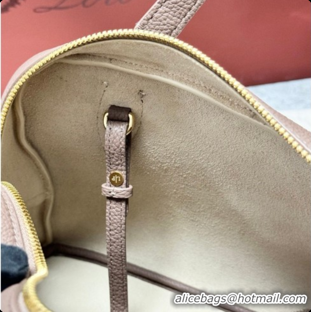 Discount Loro Piana LP Small Needle bag in Grained Leather Rock Grey 2026