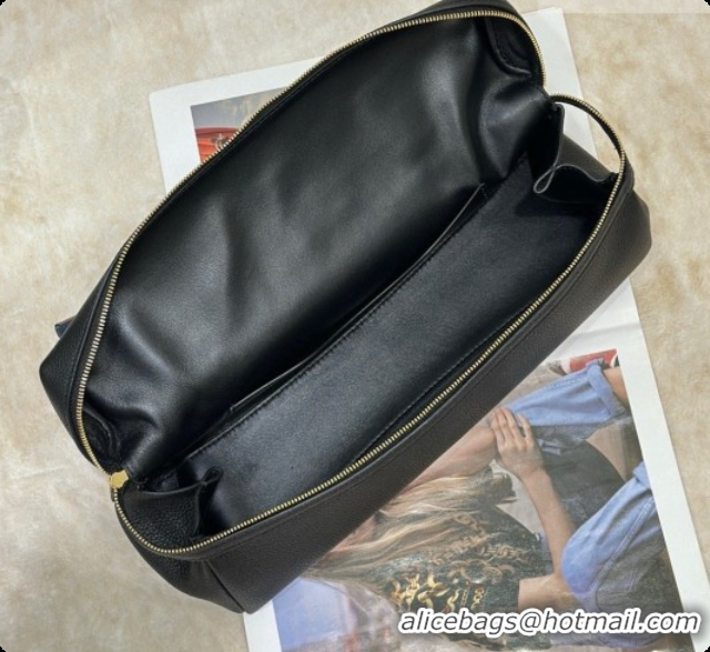 Lower Price Loro Piana Extra Softy Bag L33 in Grained Calfskin Black 8813 2026
