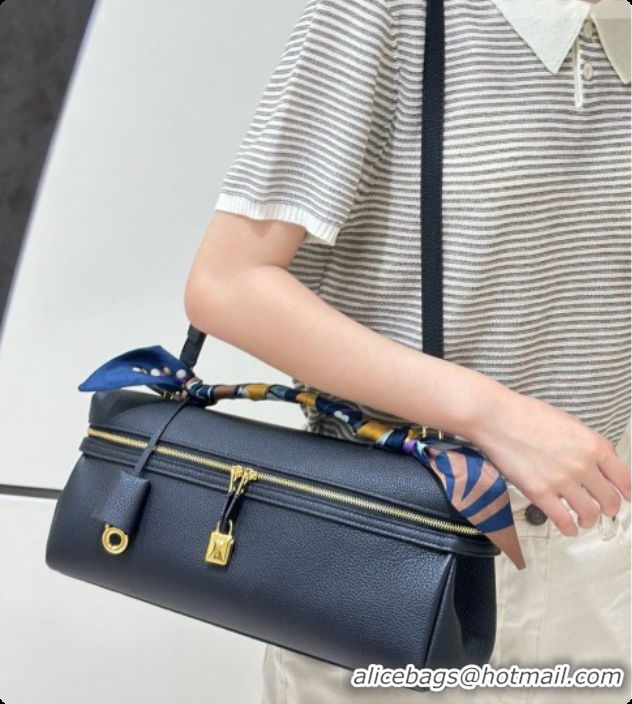 Lower Price Loro Piana Extra Softy Bag L33 in Grained Calfskin Black 8813 2026