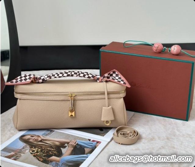 Lower Price Loro Piana Extra Softy Bag L33 in Grained Calfskin 8813 Ancient Sandstone Beige 2026