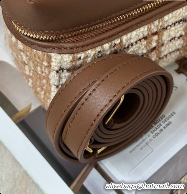 Low Price Loro Piana LP Extra Bag L23 in Tweed and Leather LP8812 Brown 01 2026