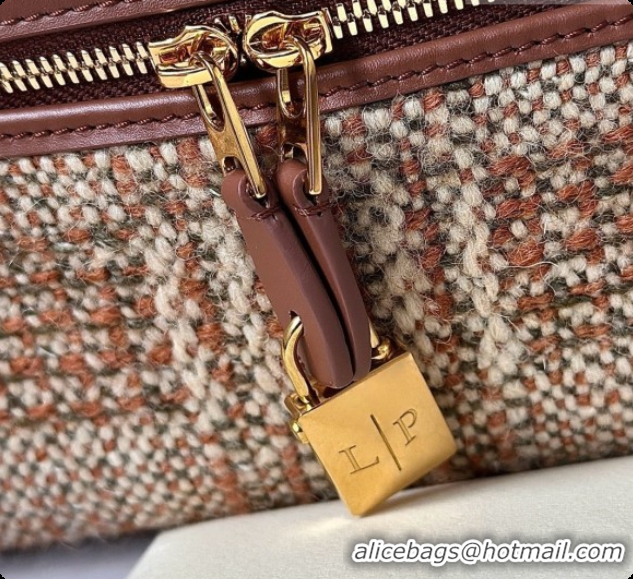 Good Quality Loro Piana LP Extra Bag L23 in Tweed and Leather LP8812 Brown 02 2026