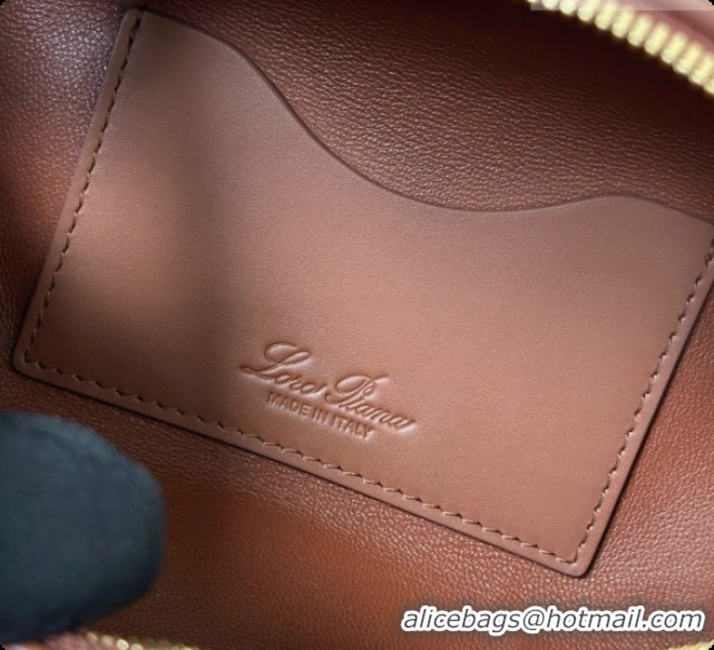 Good Quality Loro Piana LP Extra Bag L23 in Tweed and Leather LP8812 Brown 02 2026