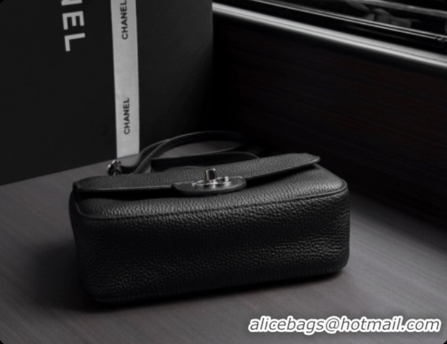 Super Quality Chanel Vanity with Chain in Calfskin and Wool CH100871 Black 2026