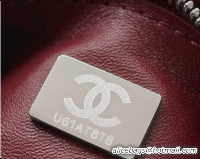 Purchase Chanel Mini Flap Bag in Grained Calfskin AS6573 Beige/Silver 2026