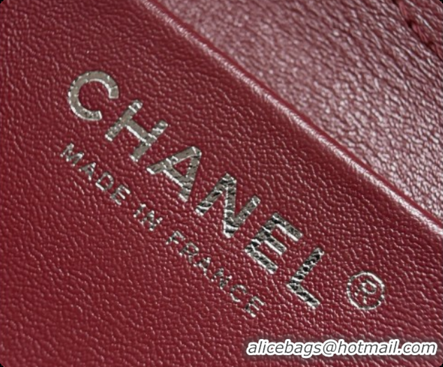 Good Quality Chanel Mini Flap Bag in Grained Calfskin AS6573 Brown/Silver 2026