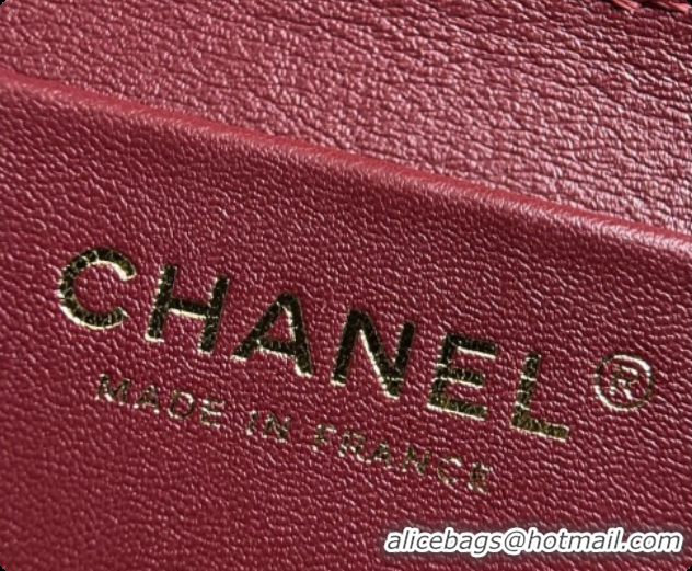 Luxurious Chanel Mini Flap Bag in Grained Calfskin AS6573 Grey/Gold 2026