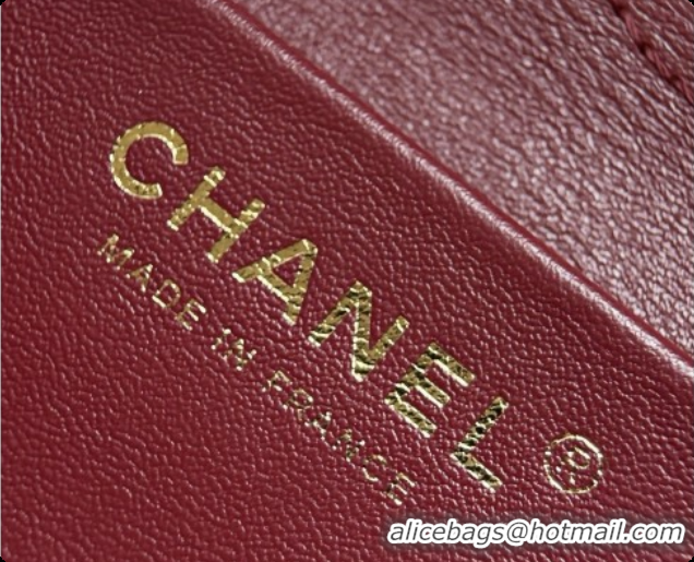 Low Price Chanel Mini Flap Bag in Grained Calfskin AS6573 White/Gold 2026
