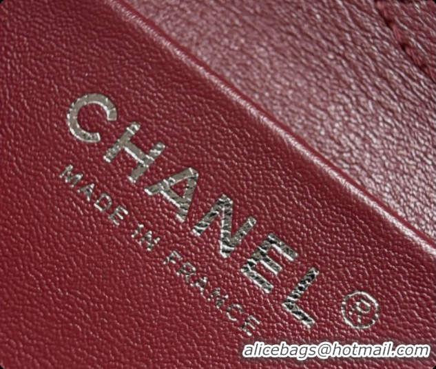 Good Taste Chanel Mini Flap Bag in Grained Calfskin AS6573 White/Silver 2026