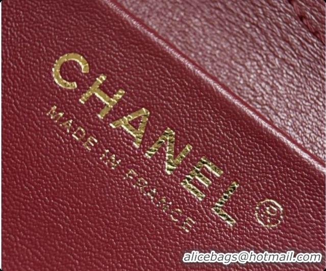 Good Looking Chanel Mini Flap Bag in Grained Calfskin AS6573 Light Grey/Gold 2026