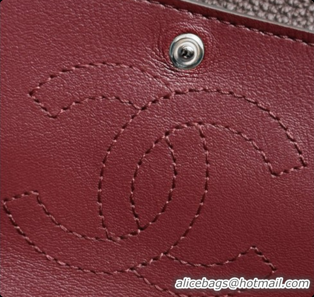 Most Popular Chanel Mini Flap Bag in Grained Calfskin AS6573 Khaki Grey/Silver 2026
