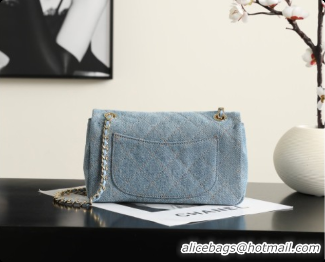 Popular Style Chanel Mini Flap Bag in Blue Denim AS6626/AS6573 2026