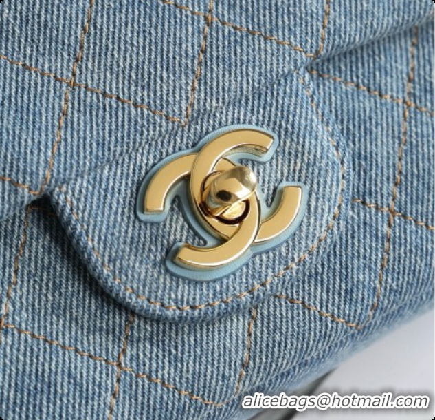 Popular Style Chanel Mini Flap Bag in Blue Denim AS6626/AS6573 2026