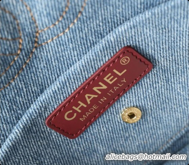 Popular Style Chanel Mini Flap Bag in Blue Denim AS6626/AS6573 2026