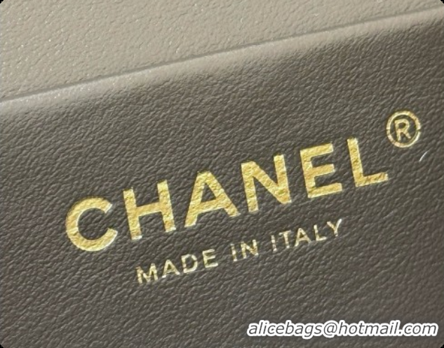 Shop Duplicate Chanel Mini Flap Bag in Suede AS6626 Dark Brown 2026