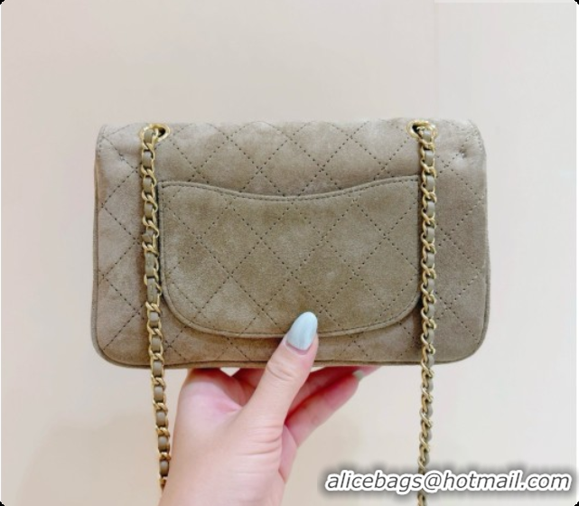 Big Discount Chanel Mini Flap Bag in Suede AS6626 Beige 2026