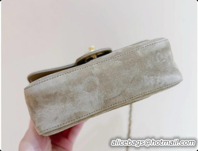 Big Discount Chanel Mini Flap Bag in Suede AS6626 Beige 2026