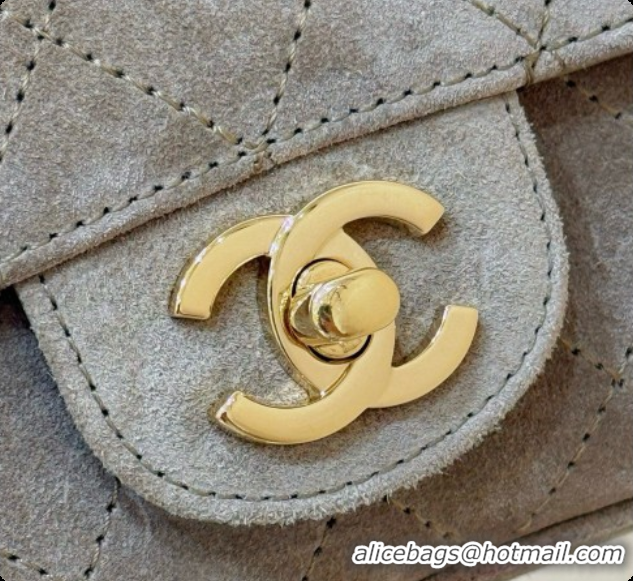 Big Discount Chanel Mini Flap Bag in Suede AS6626 Beige 2026