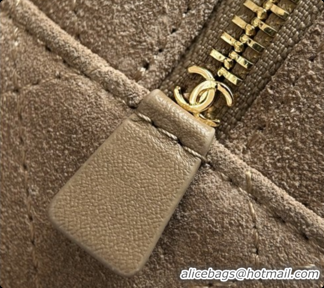 Top Design Chanel Camera Case Should Bag in Suede Calfskin AS6443 Beige 2026