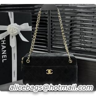 Top Quality Chanel Camera Case Should Bag in Suede Calfskin AS6443 Black 2026