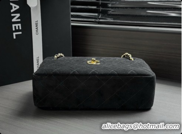 Top Quality Chanel Camera Case Should Bag in Suede Calfskin AS6443 Black 2026