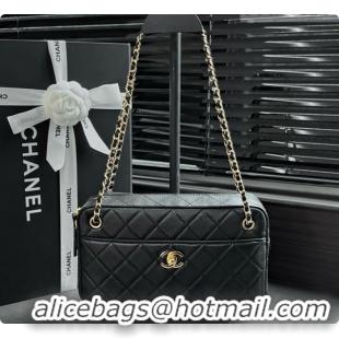 Cheap Price Chanel Camera Case Should Bag in Calfskin AS6443 Black 2026