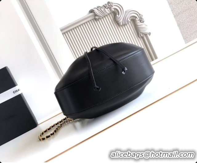 Unique Discount Chanel Small Hobo Bag in Black Calfskin AS6617 2026