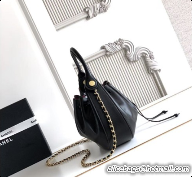 Unique Discount Chanel Small Hobo Bag in Black Calfskin AS6617 2026