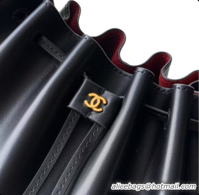 Unique Discount Chanel Small Hobo Bag in Black Calfskin AS6617 2026