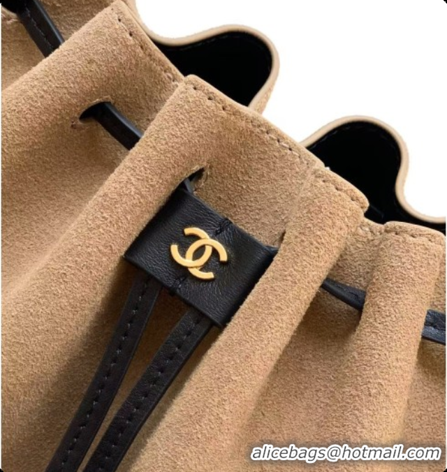 Good Product Chanel Small Hobo Bag in Light Brown Suede AS6617 2026