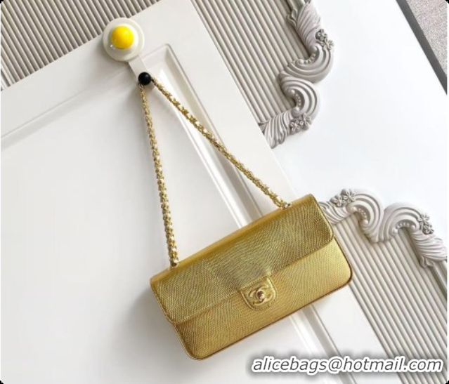 Grade Design Chanel Flap Bag in Lizard Pattern Leather AS6568 Gold 2026