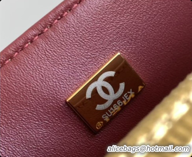 Grade Design Chanel Flap Bag in Lizard Pattern Leather AS6568 Gold 2026
