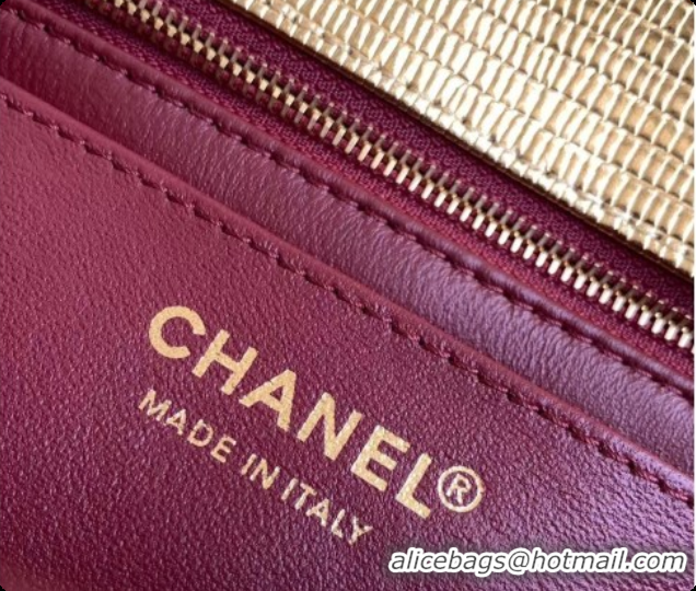 Grade Design Chanel Flap Bag in Lizard Pattern Leather AS6568 Gold 2026