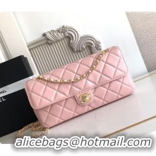 Best Product Chanel Flap Bag in Lambskin AS6568 Pink 2026