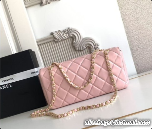 Best Product Chanel Flap Bag in Lambskin AS6568 Pink 2026