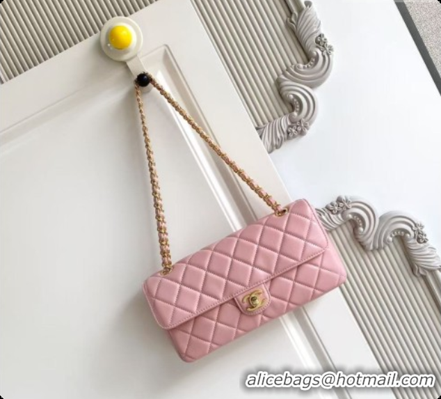 Best Product Chanel Flap Bag in Lambskin AS6568 Pink 2026