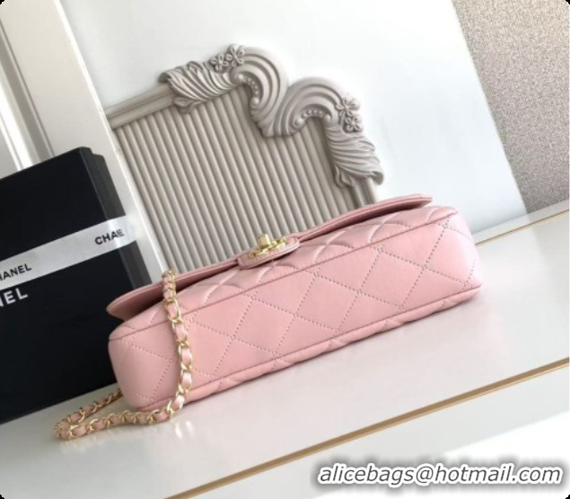 Best Product Chanel Flap Bag in Lambskin AS6568 Pink 2026