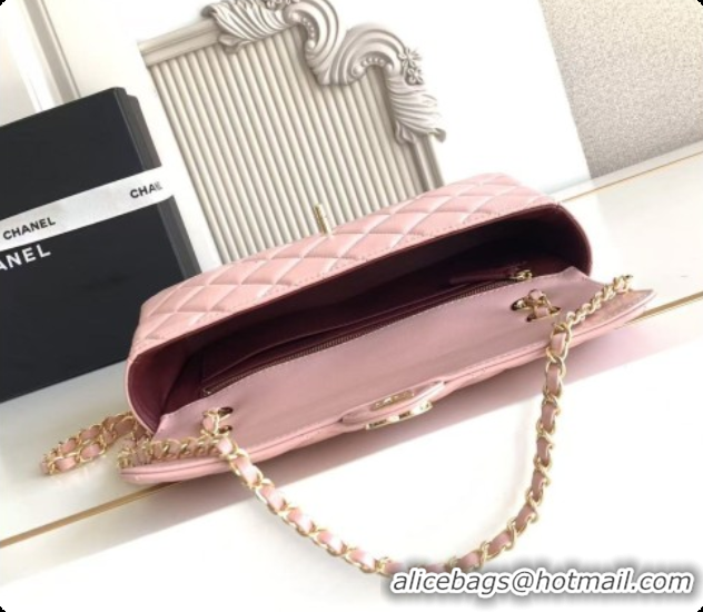 Best Product Chanel Flap Bag in Lambskin AS6568 Pink 2026