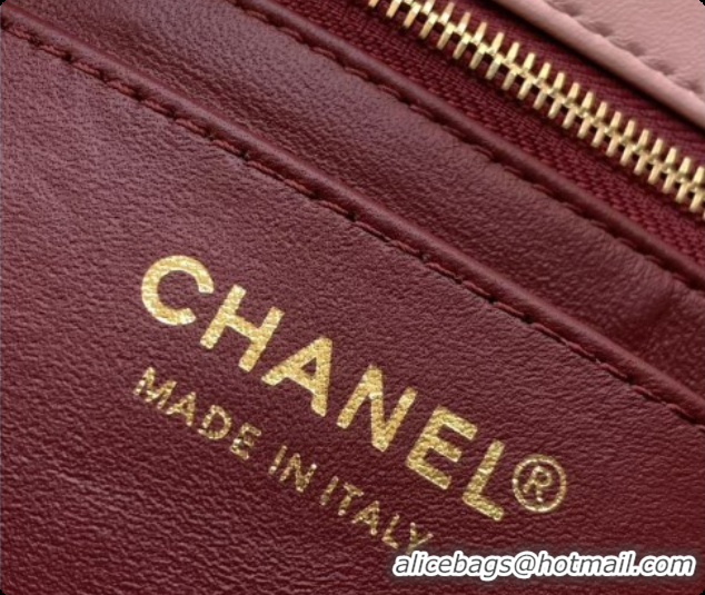 Best Product Chanel Flap Bag in Lambskin AS6568 Pink 2026