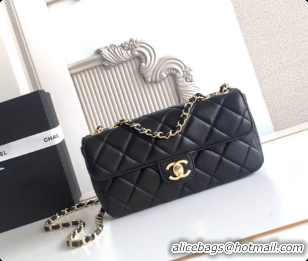 Shop Duplicate Chanel Small Flap Bag in Lambskin AS6430 Black 2026
