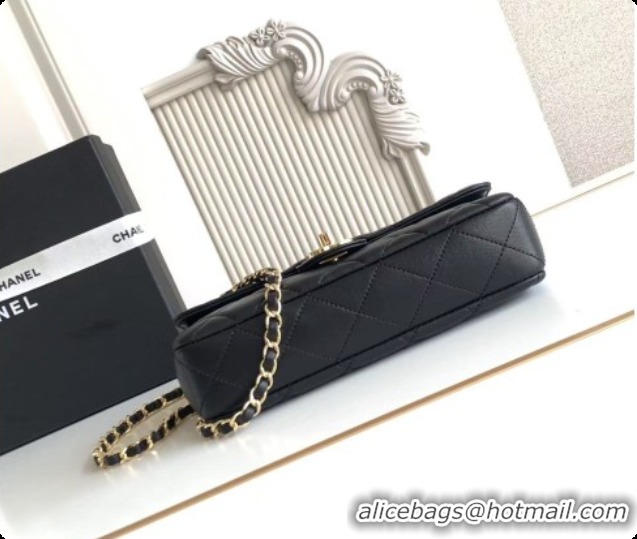 Shop Duplicate Chanel Small Flap Bag in Lambskin AS6430 Black 2026