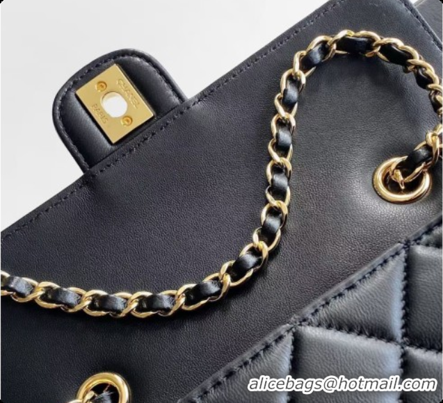 Shop Duplicate Chanel Small Flap Bag in Lambskin AS6430 Black 2026