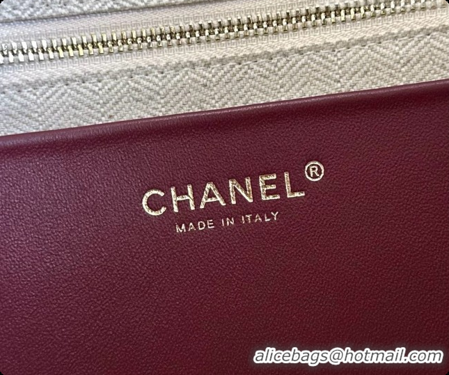 Duplicate Chanel Tote Bag with Pocket in Suede Calfskin AS6483 Caramel Brown 2026